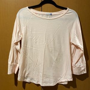 DONATED.    Yarn & Sea peach blouse